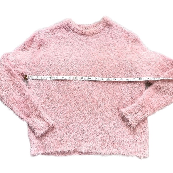 H&M Warm Fuzzy Stretchy Pink Sweater Size Small - Picture 4 of 7